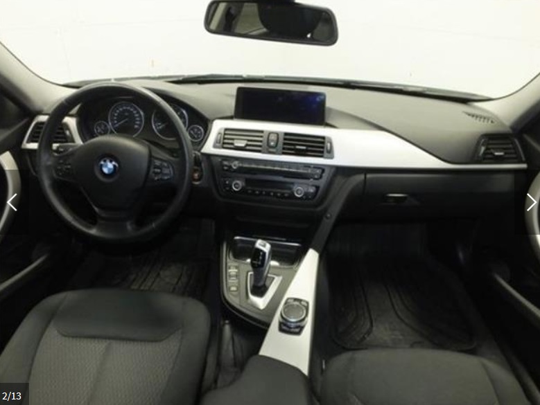 Left hand drive car BMW 3 SERIES (01/12/2014) - 